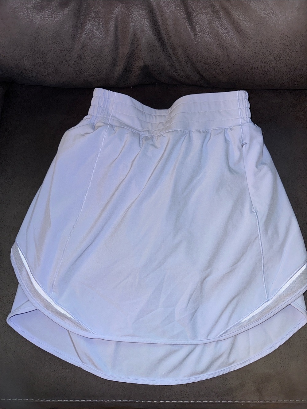 Lululemon Hotty Hot High-Rise Skirt Light Blue Built-In Shorts Women’s Size 4